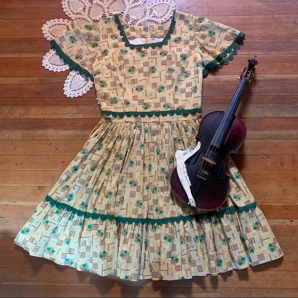 Modcloth Dresses & Skirts - 🌿Homemade Square Dance Dress🌿